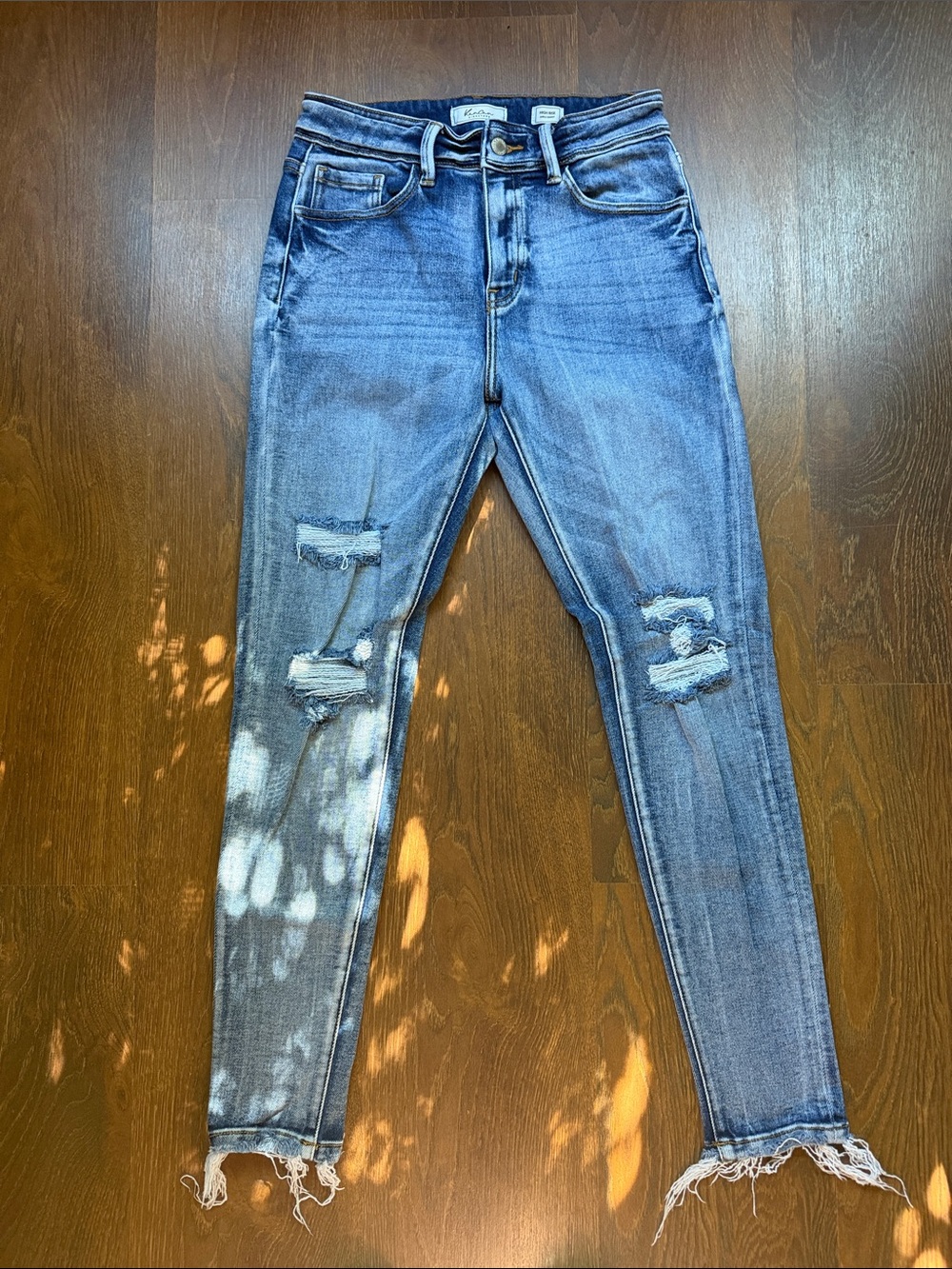KanCan Light Blue Distressed Skinny Jeans